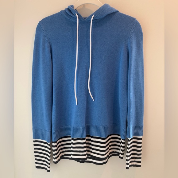 Michael Kors Collection Woman’s cashmere hoodie - blue/xs - Picture 2 of 10